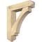 Ekena Millwork Imperial Arts and Crafts Rough Sawn Bracket w/ Offset Brace, Douglas Fir, 8"W x 34"D x 38"H BKT0806X34X38IMP03RDF - alternate 1